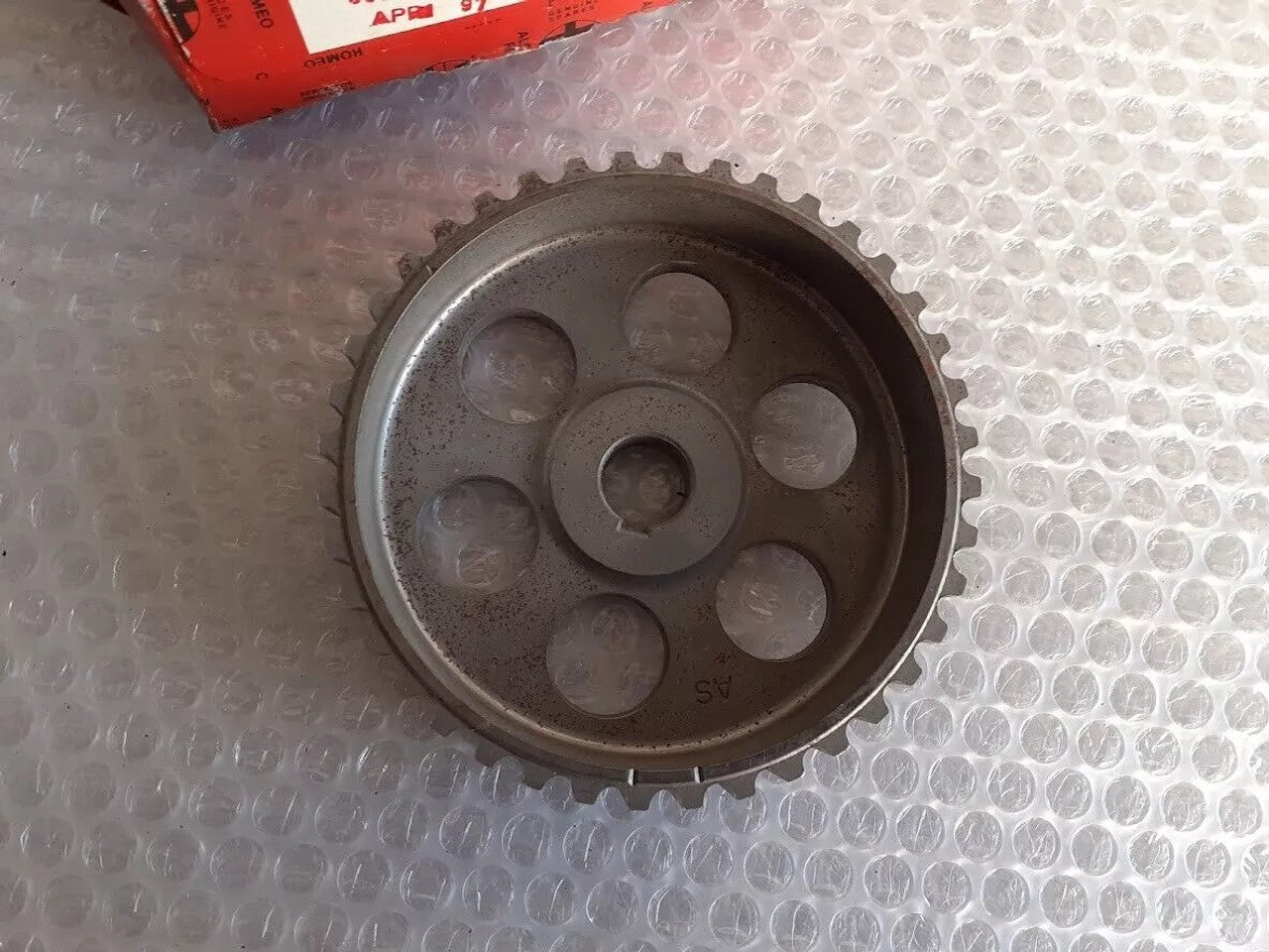 Camshaft Pulley Sprocket Intake Left fits Alfa Romeo 33 60525351 Genuine View Rear