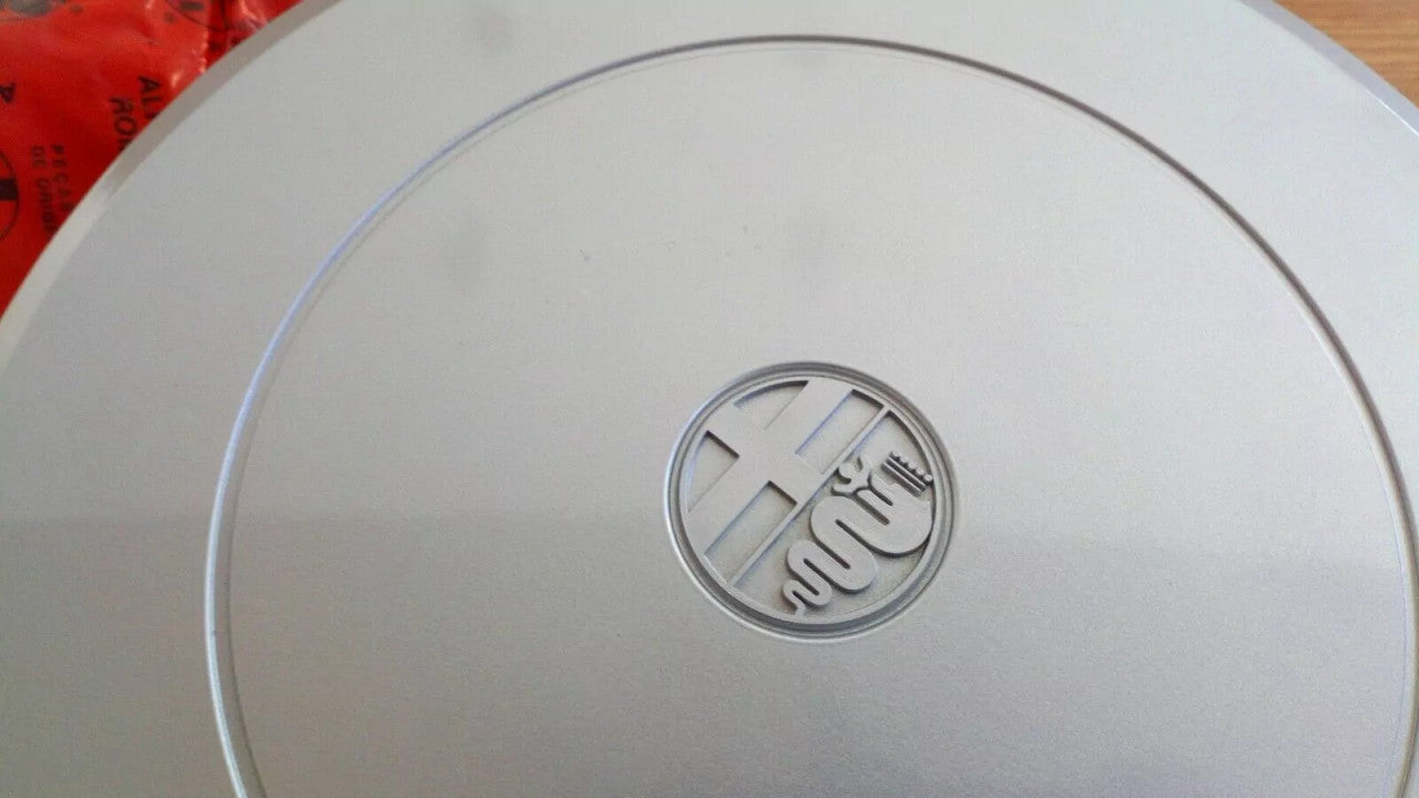 4x Wheel Hub Cap fits Alfa Romeo 75 60526130 Genuine View Rear