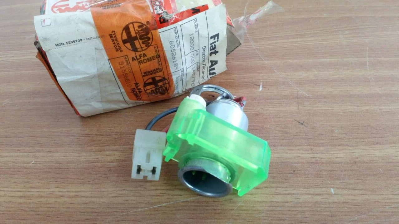 Cigarette Lighter Socket Green fits Alfa Romeo 75 60526189 Genuine View Front