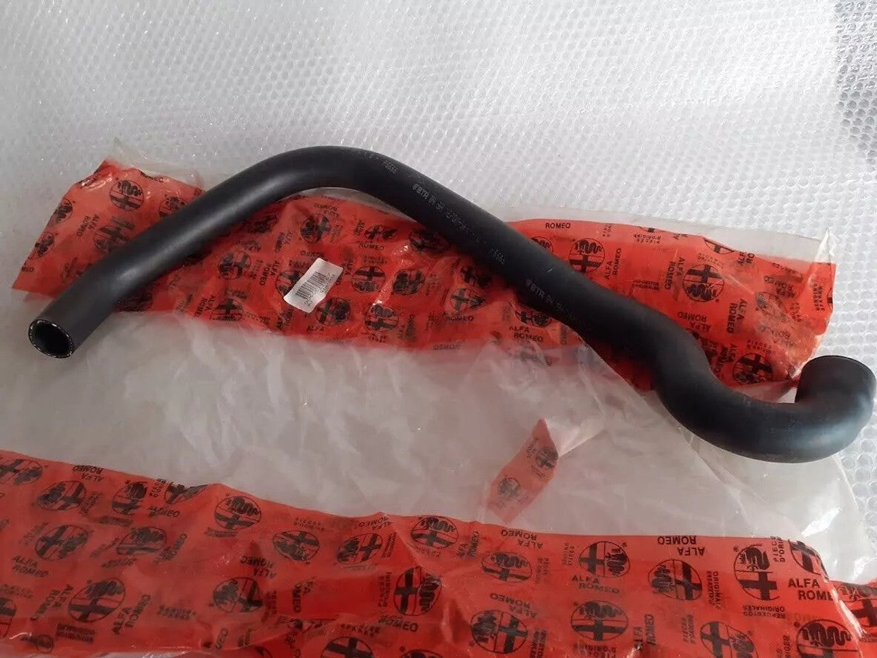 Upper Radiator Hose fits Alfa Romeo 75 4 Cylinder Carburetor 60533767 Genuine View Rear