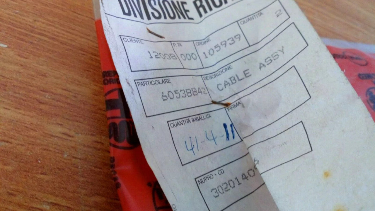 Air Recirculation Cable fits Alfa Romeo 33 60538842 Genuine View Left