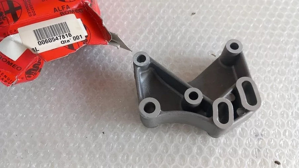Power Steering Pump Bracket fits Alfa Romeo 33 60547816 Genuine View Rear