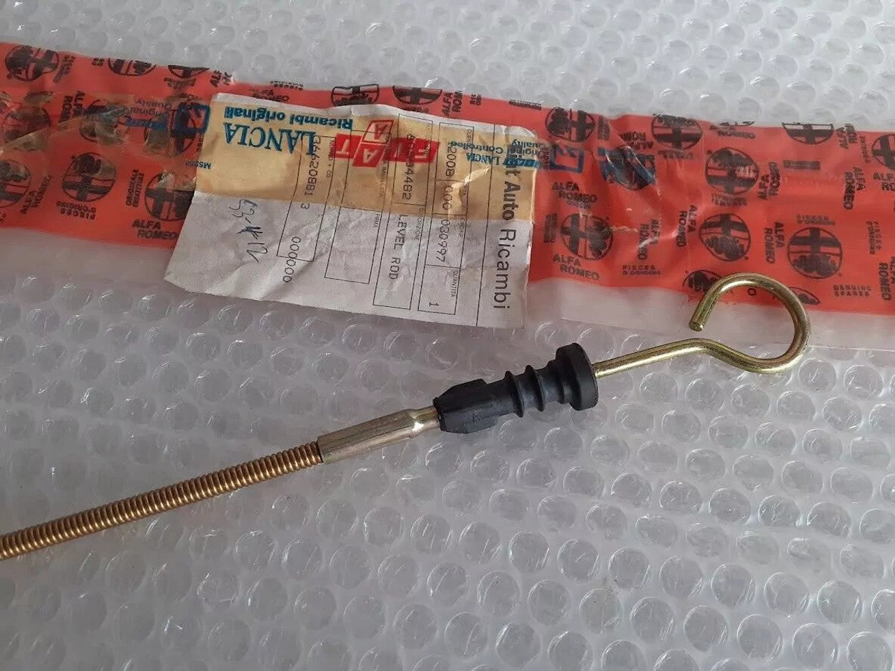 Oil Level Dipstick fits Alfa Romeo 33 60584482 Genuine View Rear