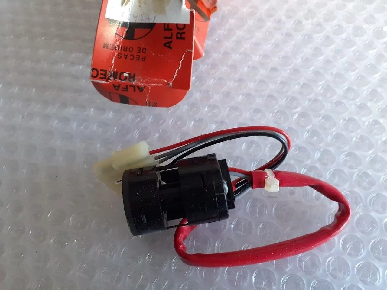 HVAC Temperature Sensor fits Alfa Romeo 164 60589771 Genuine View Rear
