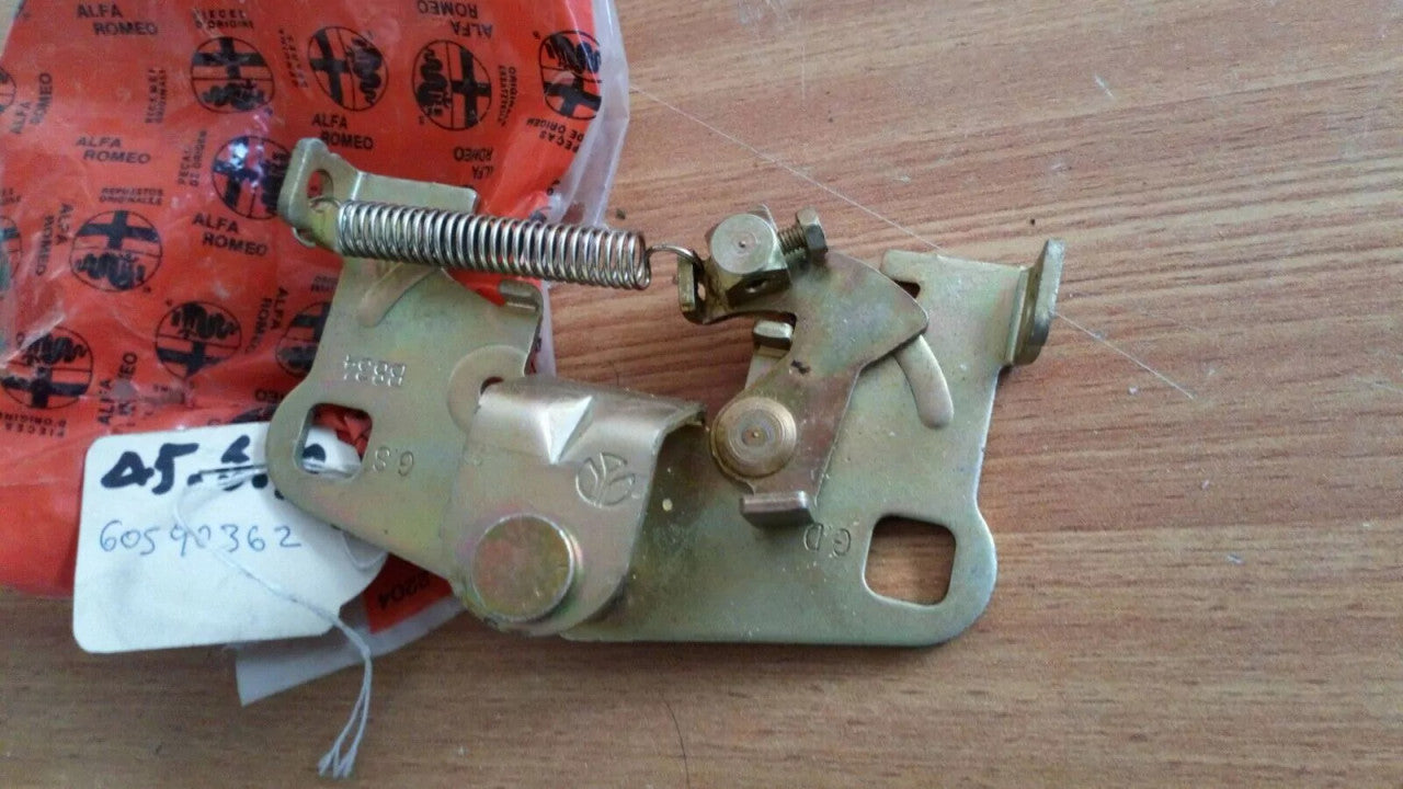 Trunk Lid Boot Lock Striker Plate fits Alfa Romeo 33 60590362 Genuine View Rear