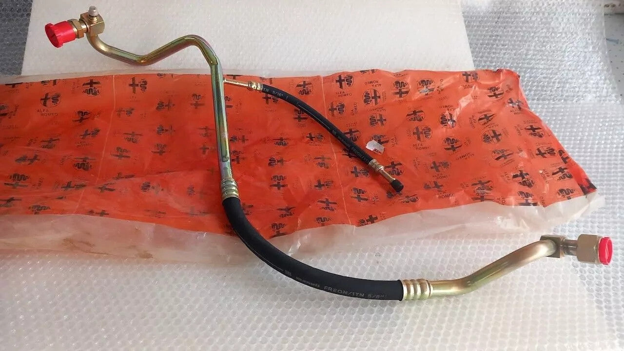 Air Condition Hose fits Alfa Romeo 155 60598966 Genuine View Front