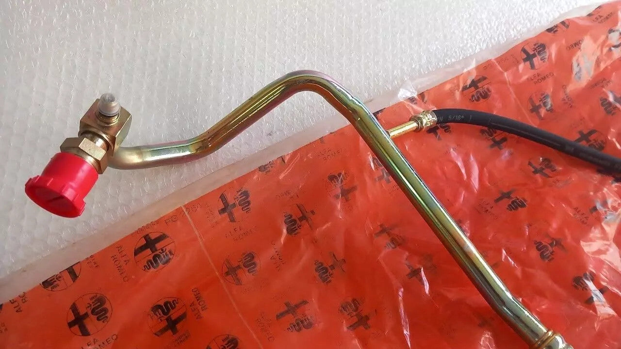 Air Condition Hose fits Alfa Romeo 155 60598966 Genuine View Rear