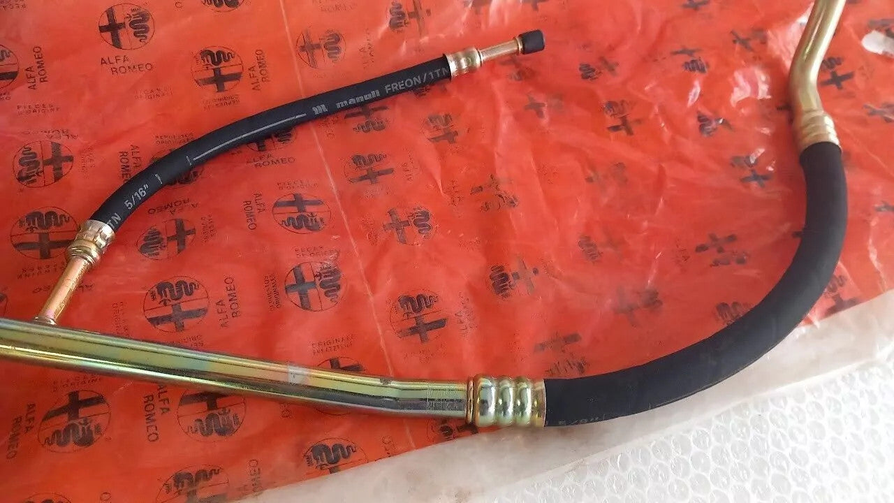 Air Condition Hose fits Alfa Romeo 155 60598966 Genuine View Left
