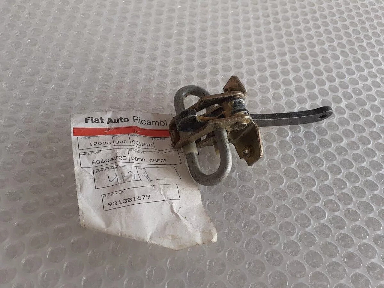 Rear Door Check Link fits Alfa Romeo 146 60604723 Genuine View Front
