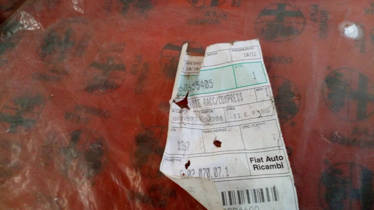 Air Condition Hose fits Alfa Romeo 156 60655405 Genuine View Upper