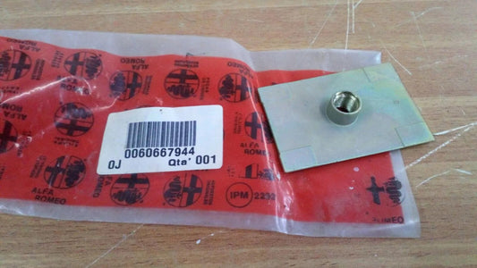 Window Regulator Support Plate fits Alfa Romeo GTV Spider 60667944 Genuine View Front