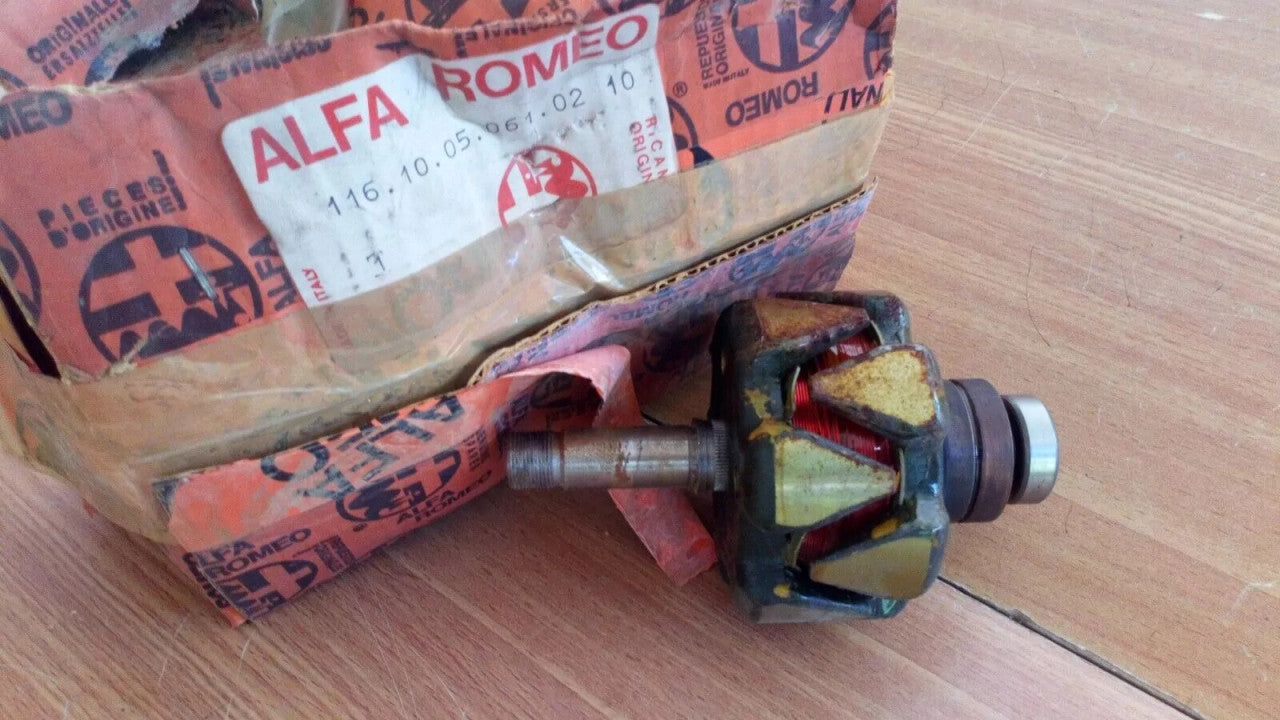 Alternator Rotor fits Alfa Romeo 60725905 11610050610210 Genuine View Front