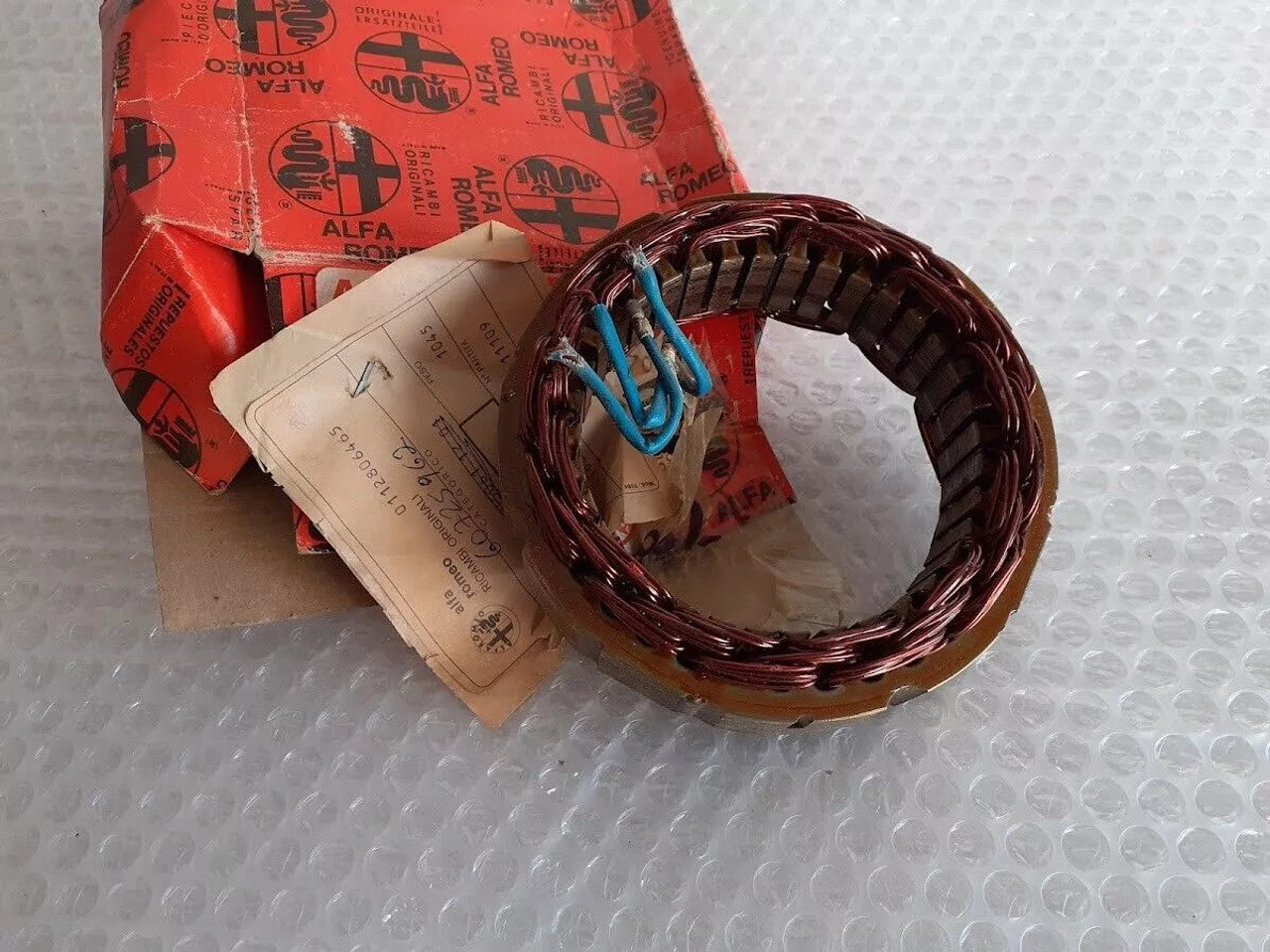 Alternator Stator fits Alfa Romeo 75 Spider 60725962 Genuine View Front