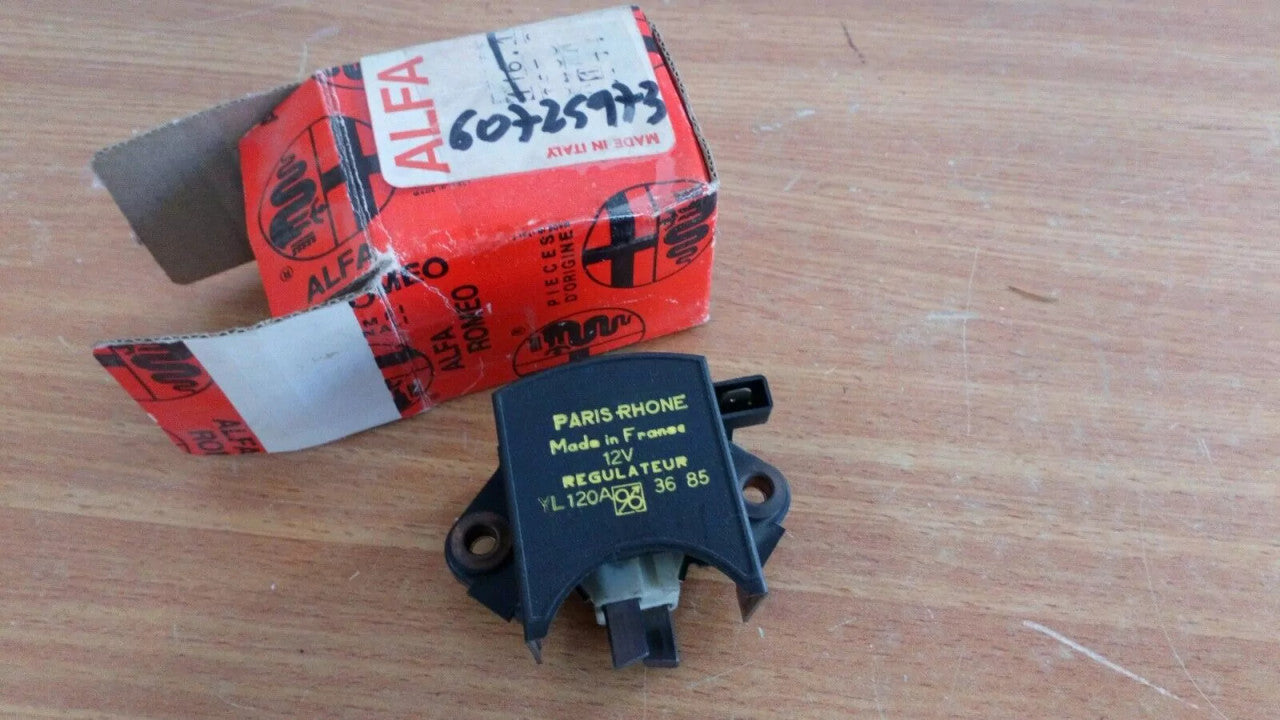 Alternator Regulator fits Alfa Romeo 75 Spider 60725973 Genuine View Front