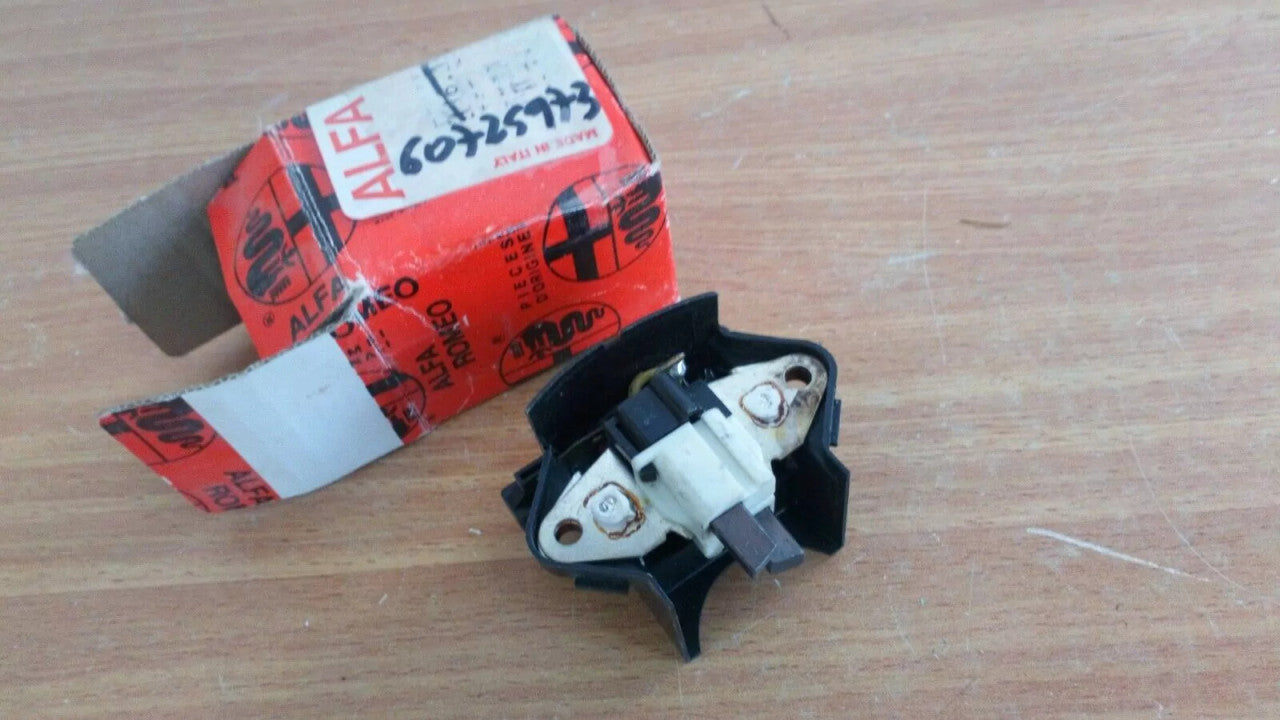 Alternator Regulator fits Alfa Romeo 75 Spider 60725973 Genuine View Rear