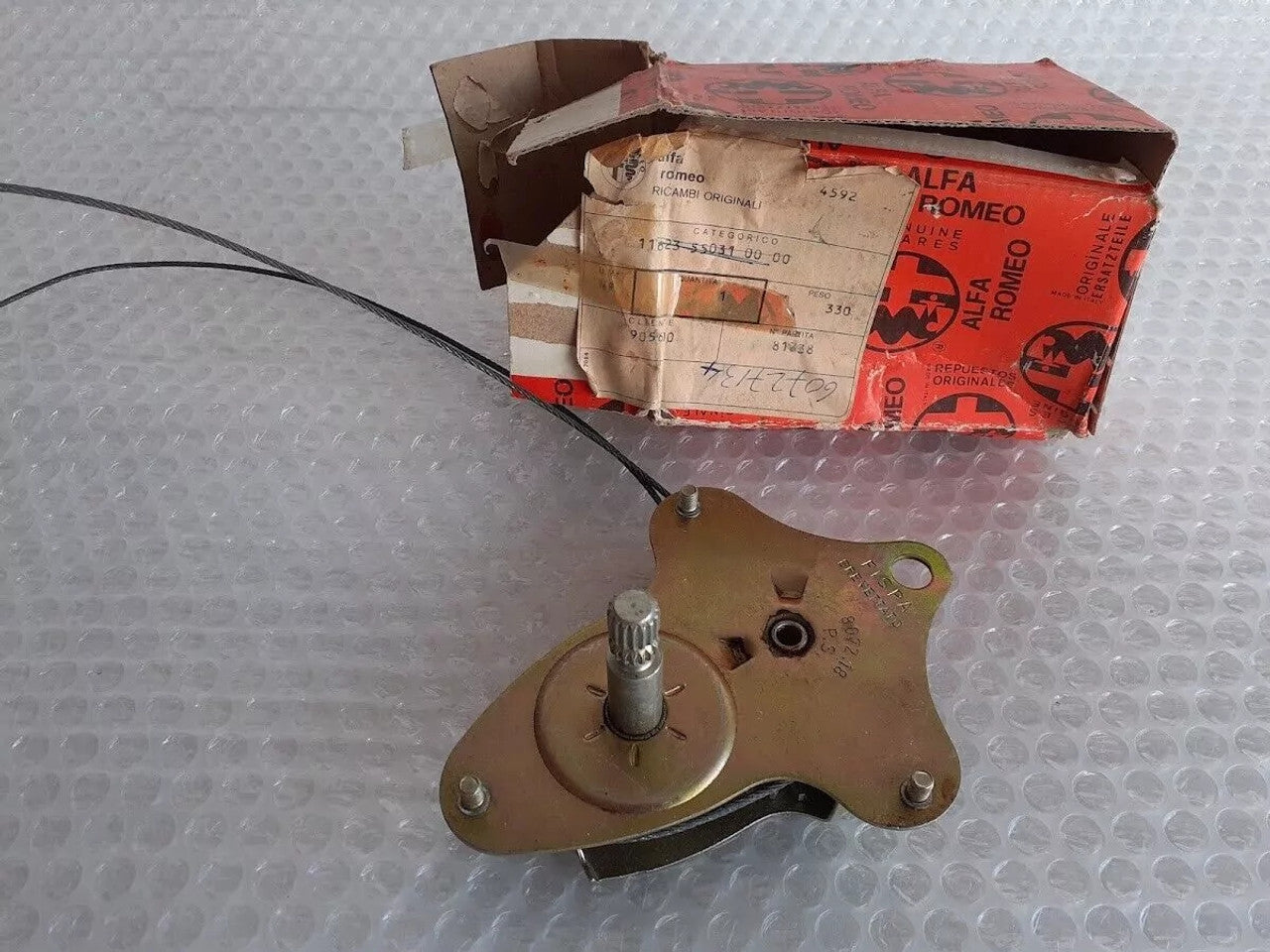 Window Regulator Rear Left fits Alfa Romeo Alfetta 116235503100 Genuine 60727134 View Front