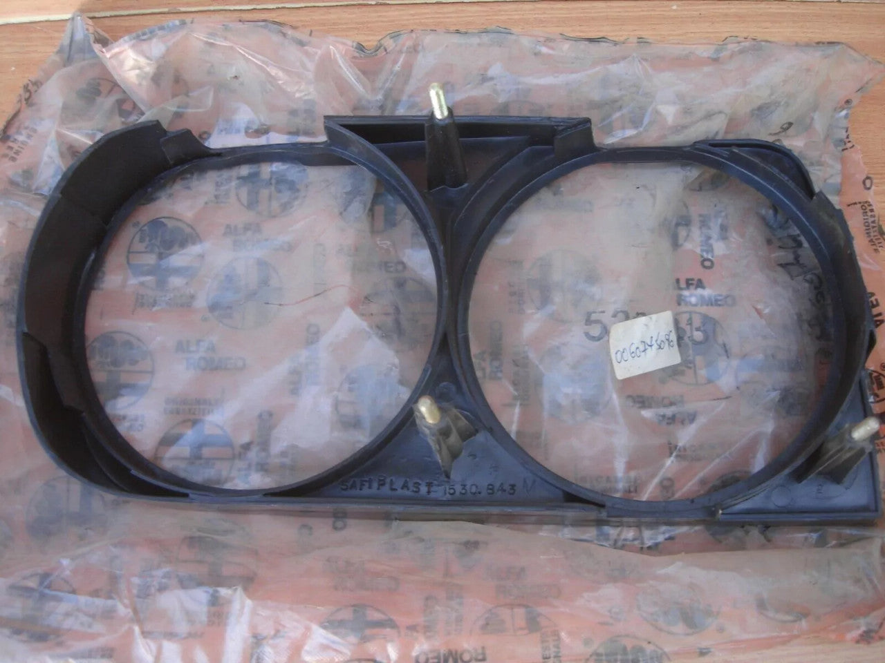 Frame Headlight Bezel Left fits Alfa Romeo Alfasud 530843 60745096 Genuine View Rear