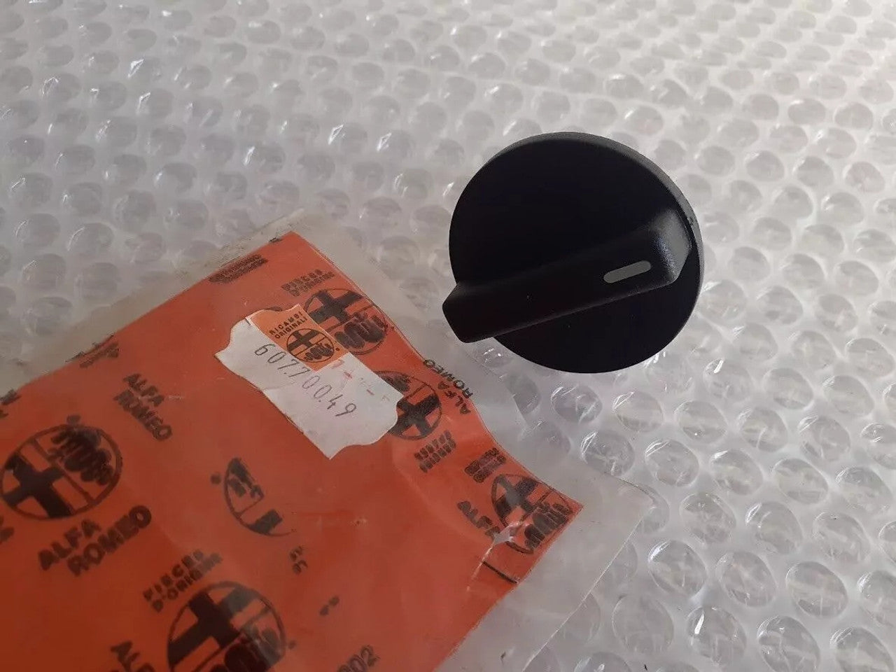HVAC Knob fits Alfa Romeo 33 60770049 Genuine View Front