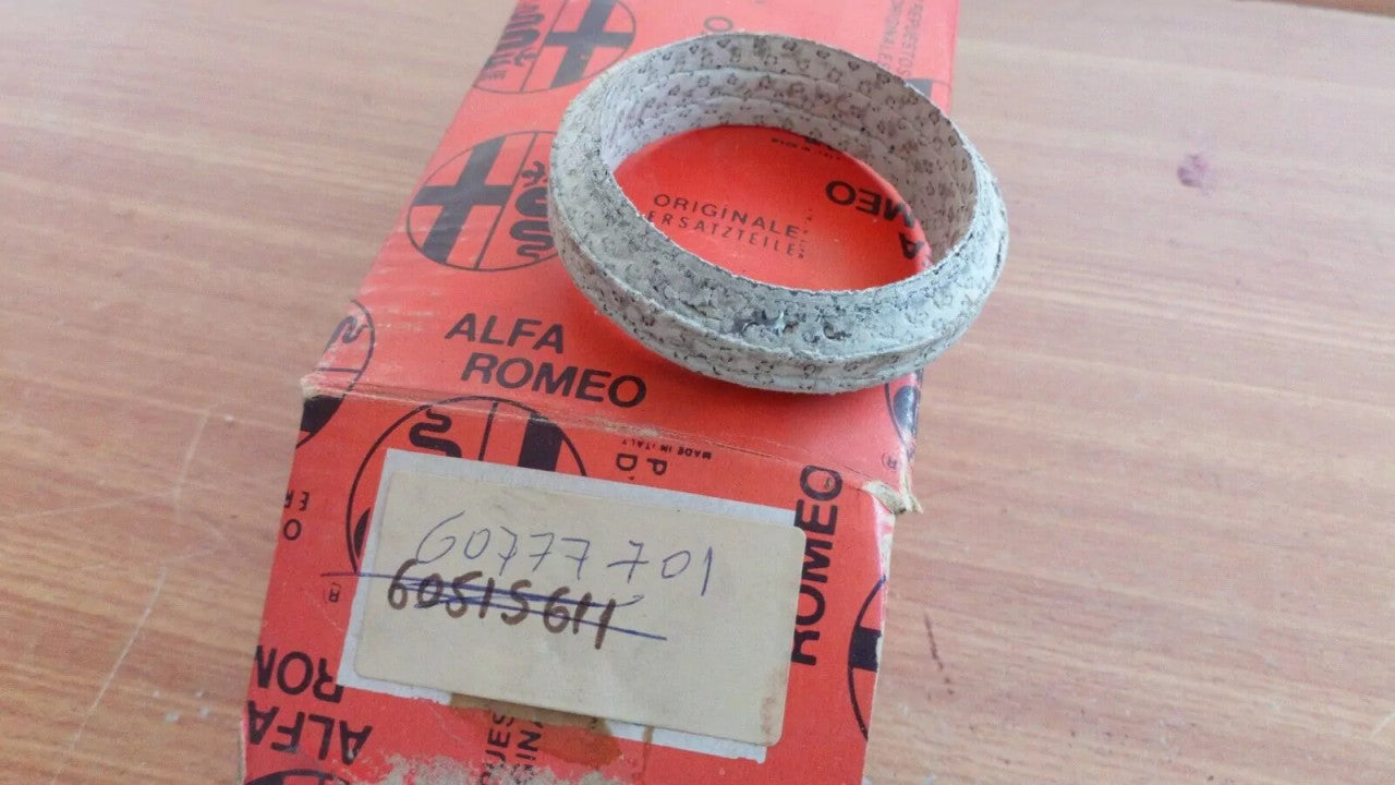 Exhaust Pipe Seal Gasket fits Alfa Romeo Spider Giulia 60515611 Genuine 60777701 View Front