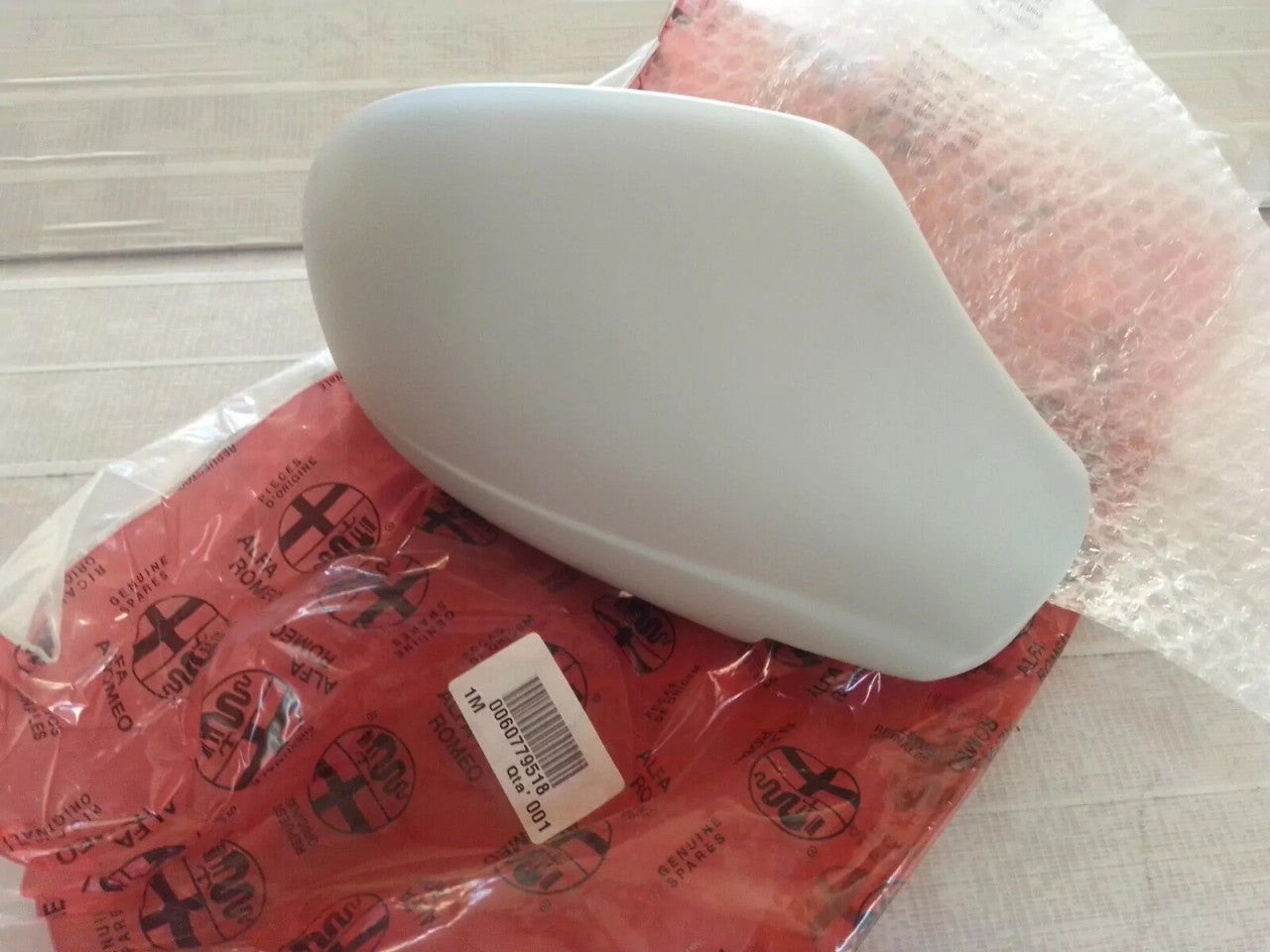 Wing Mirror Cover Right fits Alfa Romeo 166 60779518 Genuine View Rear