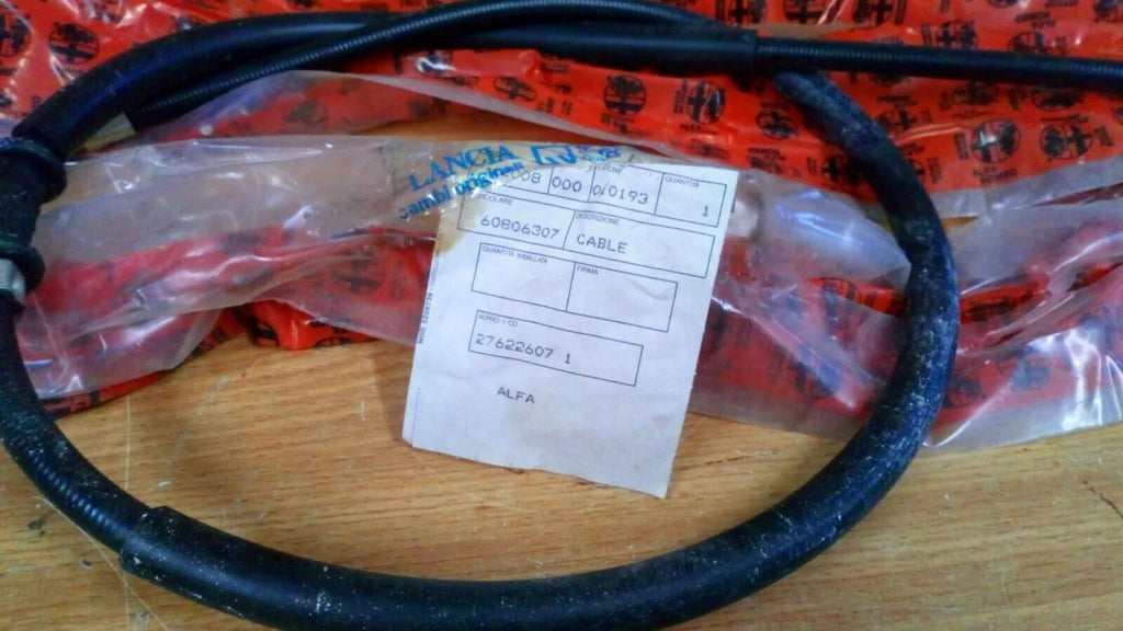 Handbrake Cable fits Fiat Lancia Alfa Romeo 60806307 Genuine View Rear