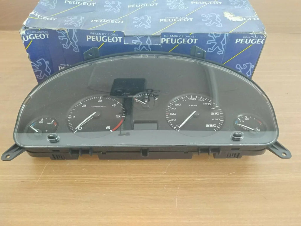 Instrument Cluster fits Peugeot 406 6104W8 Genuine View Rear