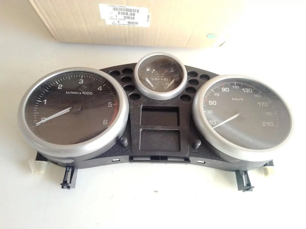Instrument Cluster fits Peugeot 207 610638 6103JV 9662904680 Genuine View Rear