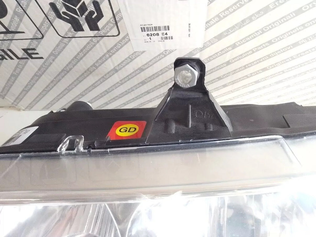 Headlight Left fits Peugeot Boxer 2 Citroen Relay 2 Fiat Ducato 6208E4 Genuine View Rear