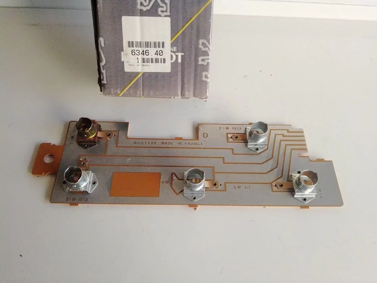 Tail Light Base Plate Right fits Peugeot 305 634640 Genuine View Rear