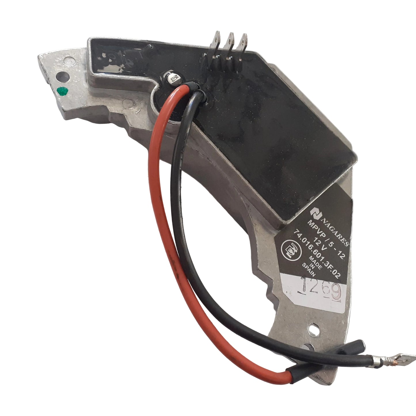 Heater Blower Motor Resistor fits Peugeot 306 6441A1 Genuine View Rear