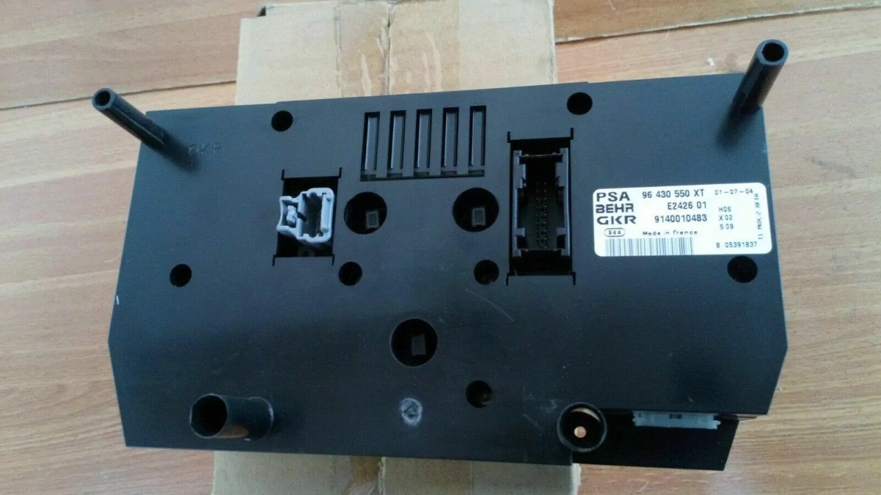 A/C & Heater Control fits Peugeot 206 6451KN Genuine View Rear