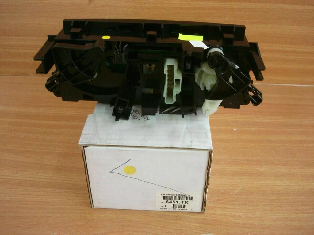 A/C & Heater Control fits Peugeot 207 6451TK Genuine View Rear