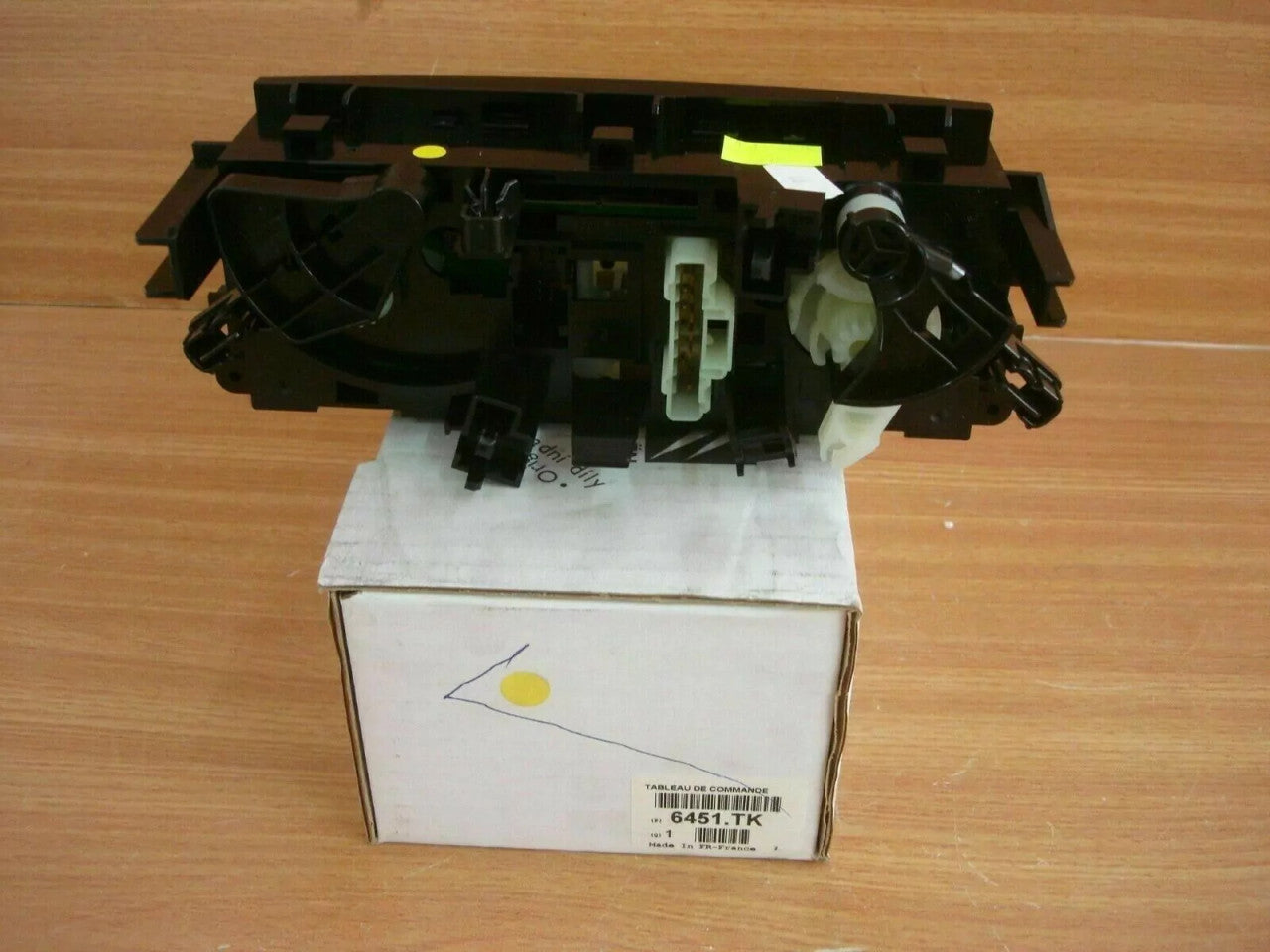 A/C & Heater Control fits Peugeot 207 6451TK Genuine View Rear