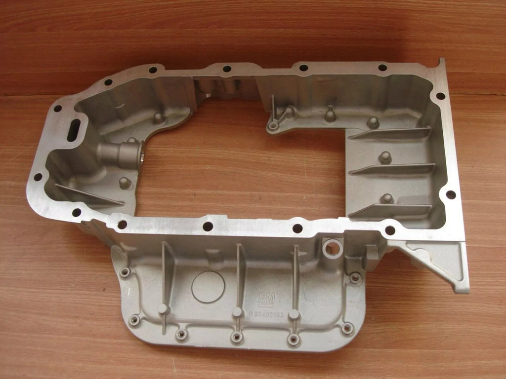 Oil Sump Pan Carrier fits Opel Vauxhall Astra F X17DTL 90530630 Genuine 652406 View Rear
