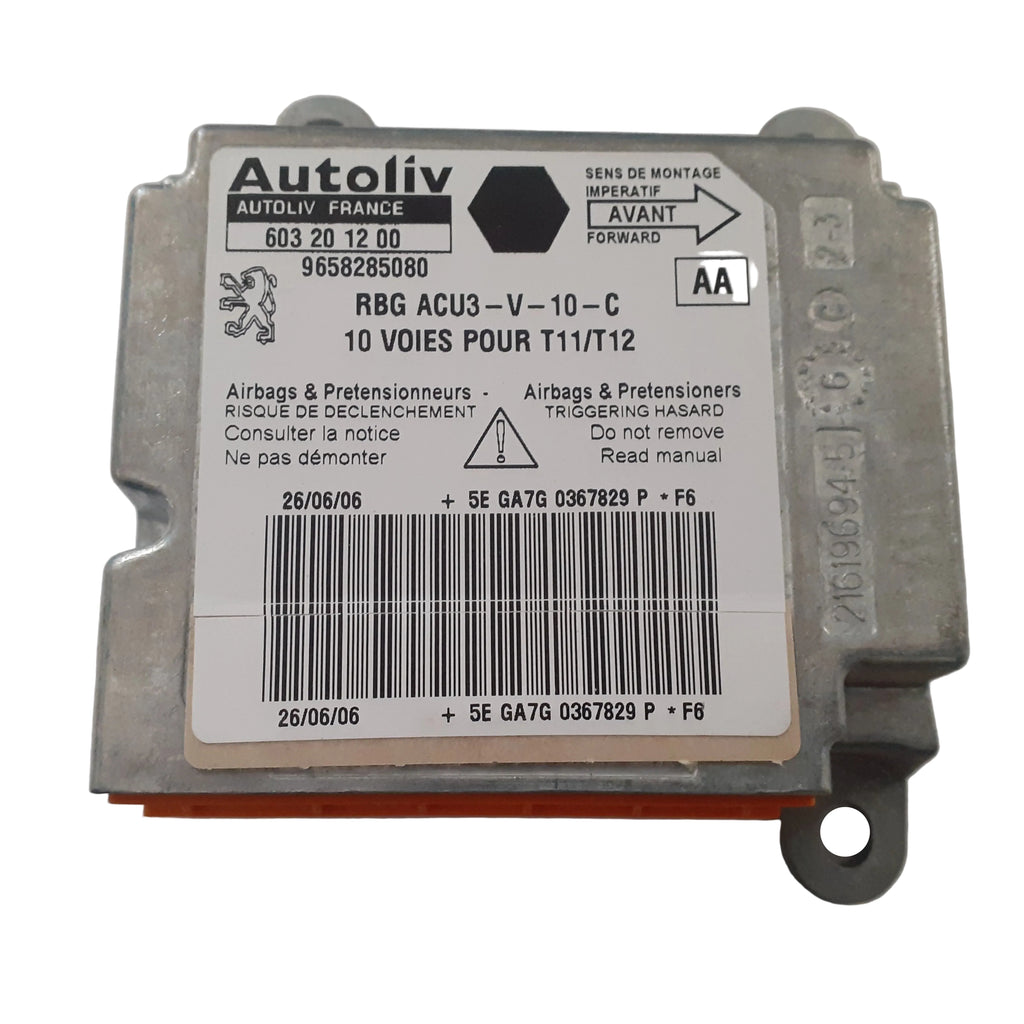 Airbag Control Unit fits Peugeot 206 9658285080 6545GP Genuine
