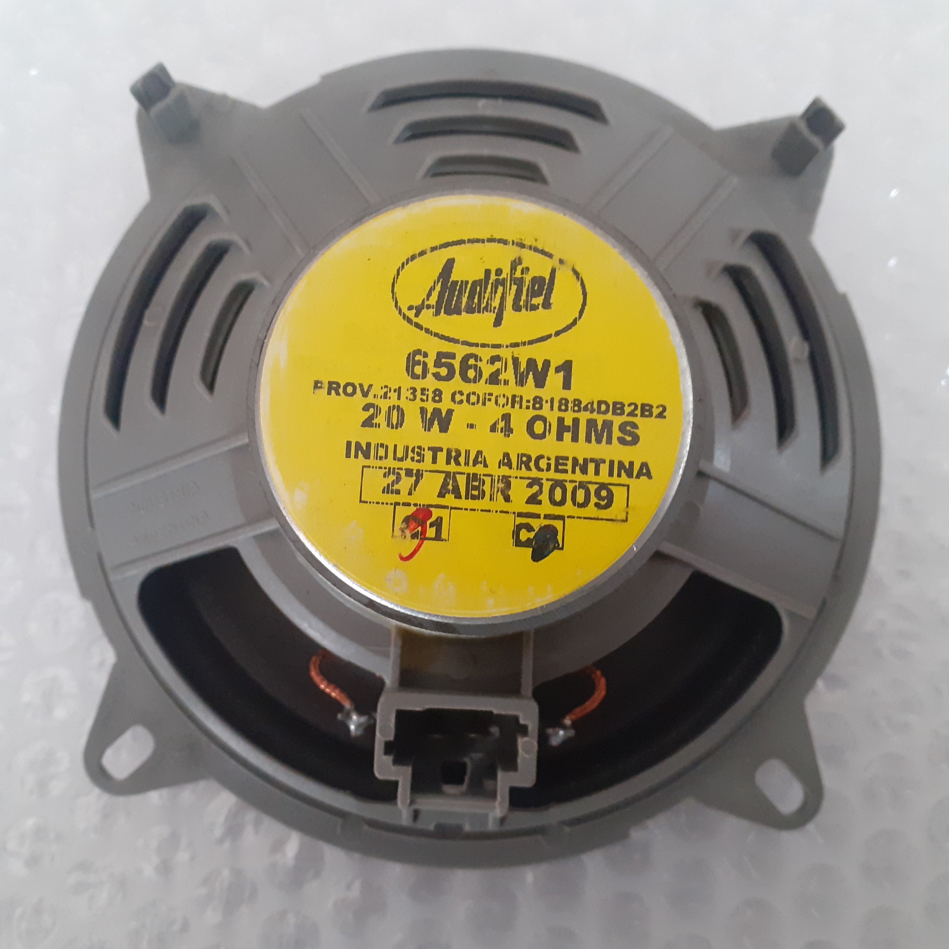 Speaker fits Peugeot Citroen 6562W1 Genuine View Rear