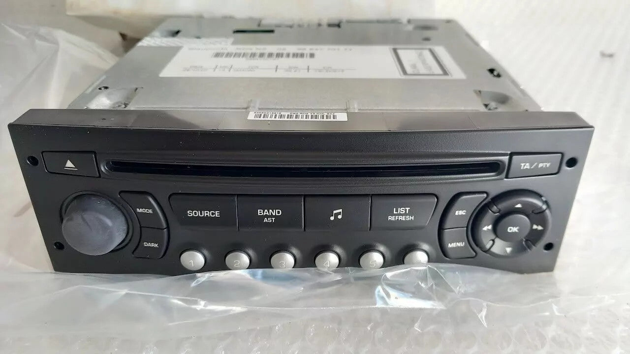 Radio CD fits Fiat Ulysse Peugeot 807 Citroen C8 9664770177 Genuine 6574Y4 View Rear