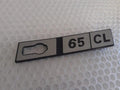 Emblem 65 CL Right Plastic fits Fiat Ritmo Genuine 65CL-Right View Front