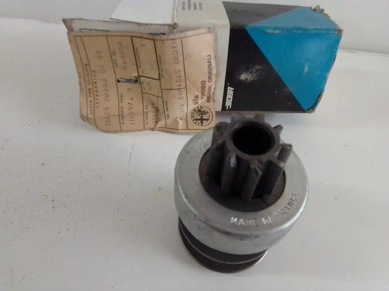 Ducellier Starter Motor Drive Pinion fits Alfa Romeo Alfasud 700292 Genuine View Front