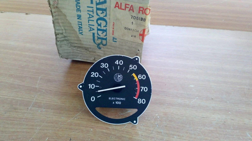 RPM Rev Counter Gauge fits Alfa Romeo Alfasud 705138 Genuine View Front