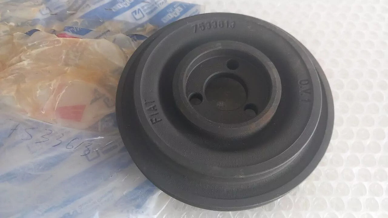 Crankshaft Pulley fits Lancia Delta 7533613 Genuine View Front