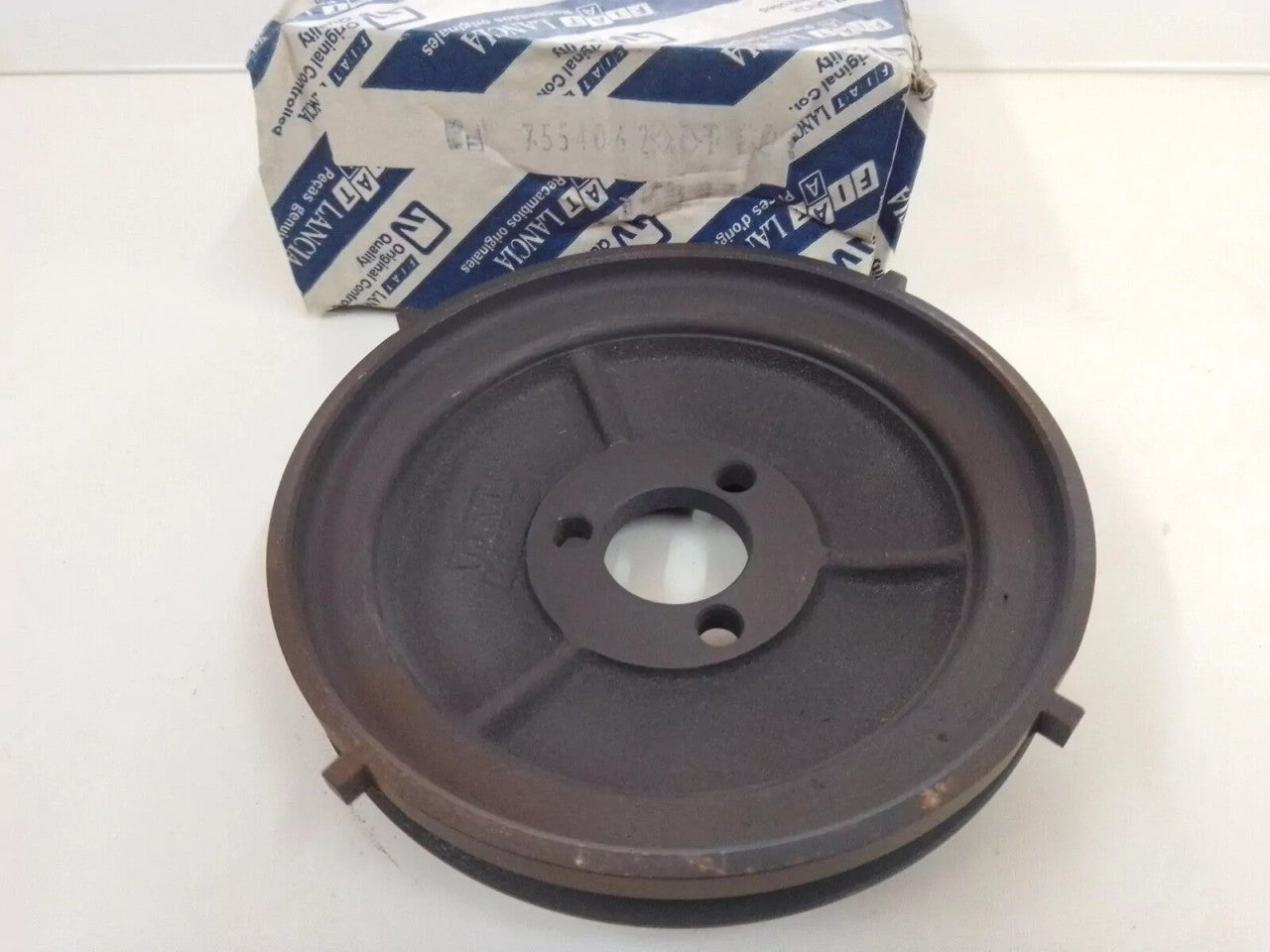 Crankshaft Pulley fits Lancia Delta 7554062 Genuine View Rear