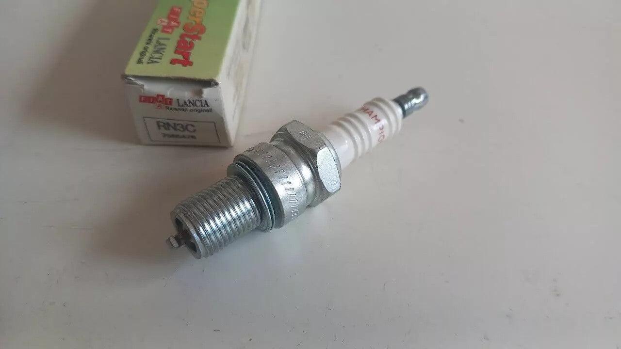4x Spark Plug fits Fiat Lancia 7563456 RN3C OE180 Genuine View Front
