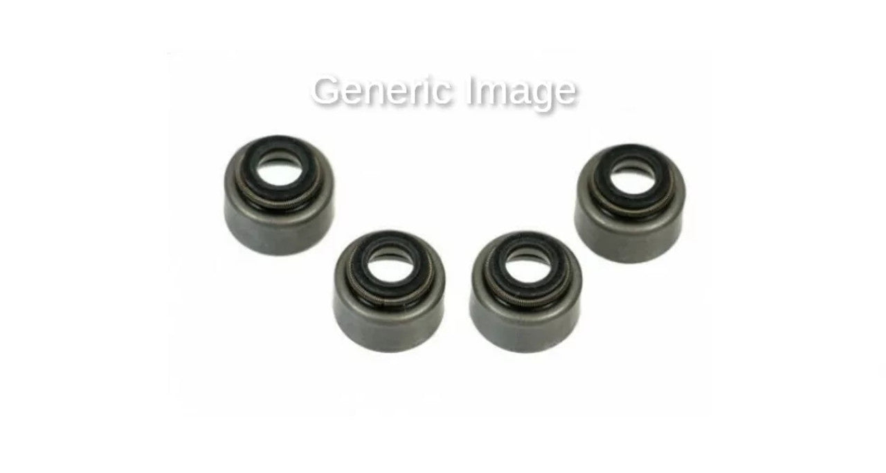 4x Valve Stem Seals fits Fiat Lancia Alfa Romeo 7581344 Genuine View Front