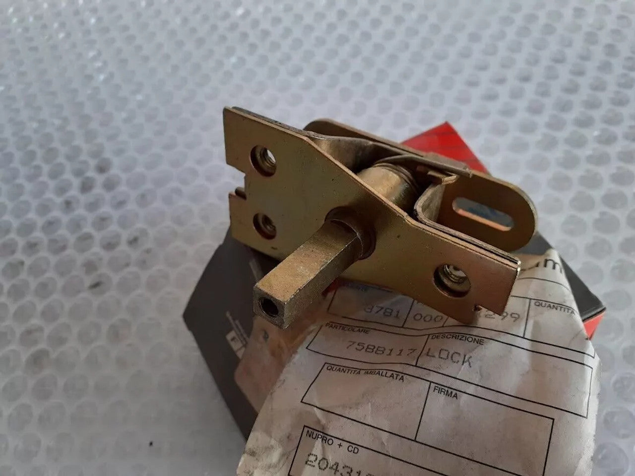 Back Door Lock fits Fiat Fiorino 7588117 Genuine View Front