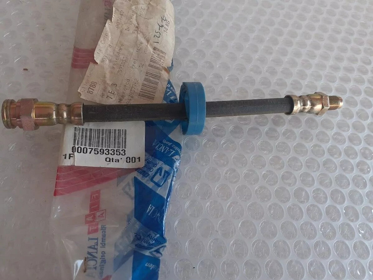 Brake Hose fits Fiat Panda Tempra Lancia Dedra Y10 7593353 Genuine View Front