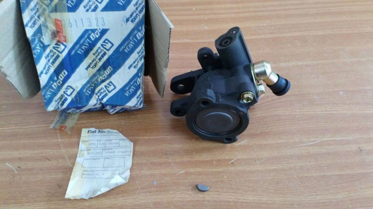 Power Steering Pump fits Fiat Brava Bravo Tempra Tipo 7611323 Genuine View Rear