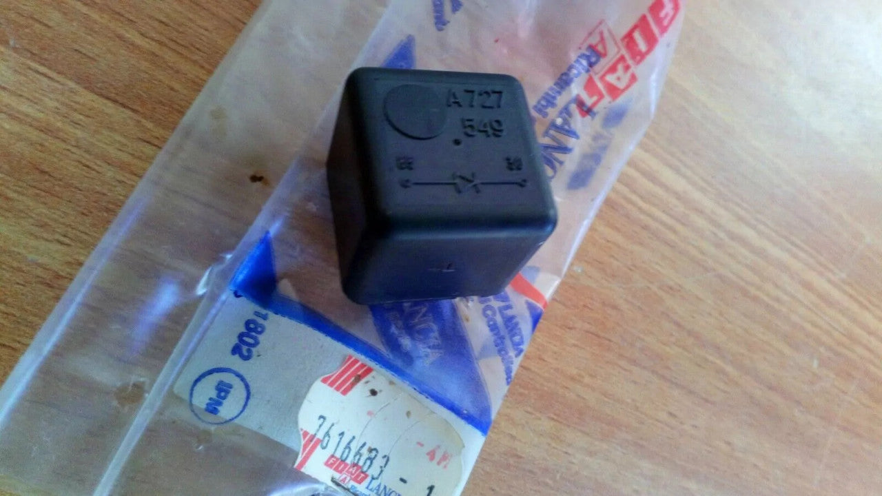 Relay Diode fits Fiat Croma Ducato Lancia Thema Turbo 7616683 Genuine View Rear