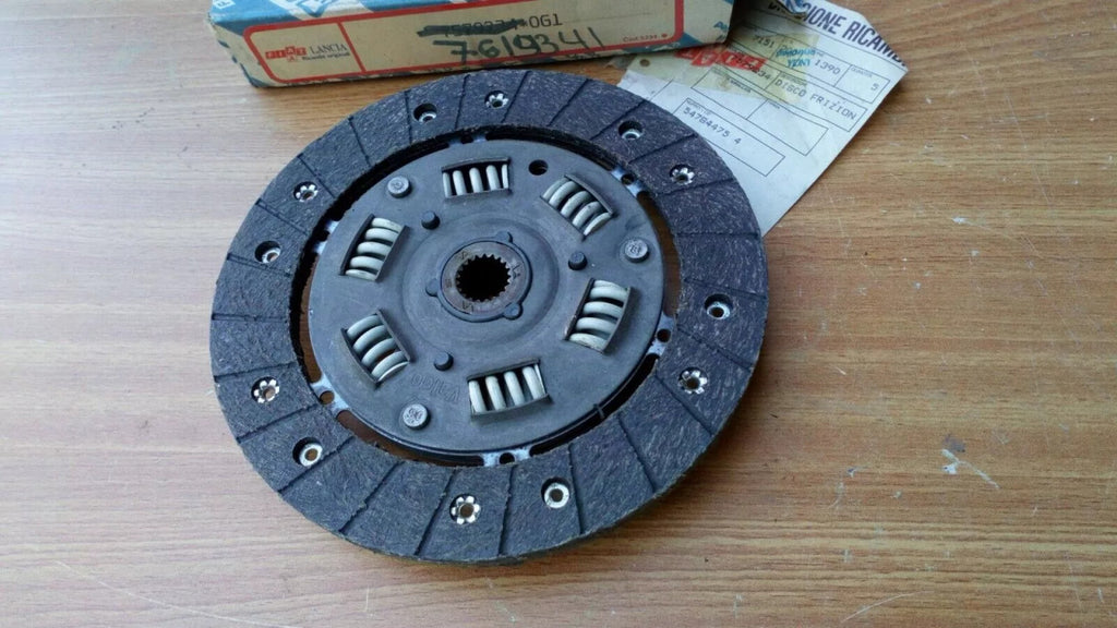Clutch Disc Plate fits Fiat Panda Uno Lancia Y10 7619341 Genuine View Rear