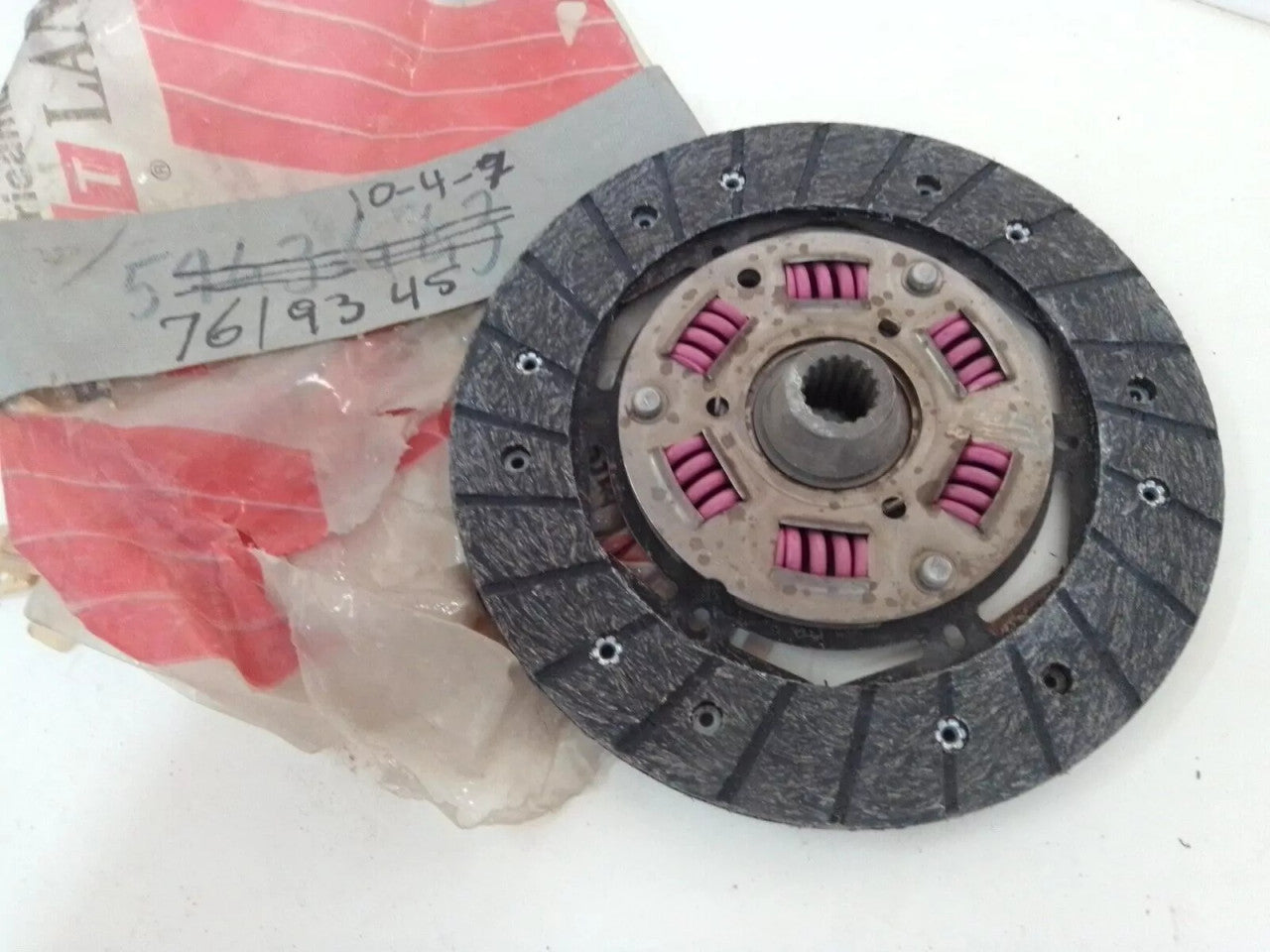 Clutch Disc fits Fiat 131 Strada Lancia Prisma Beta 7619345 Genuine View Front